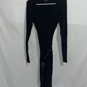 Derek heart full lands black dress